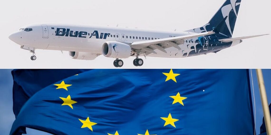 UE solicită României recuperarea de la Blue Air a unui ajutor de stat de peste 33 milioane euro.Cum răspunde Guvernul