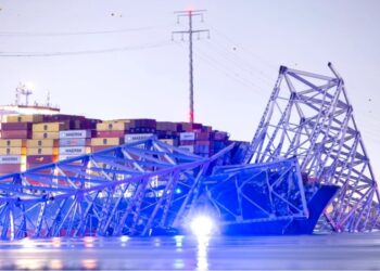VIDEO| Podul Francis Scott Key din Baltimore s-a prăbuşit, după ce a fost lovit de o navă cargo