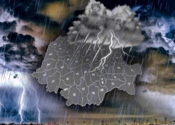 HARTĂ |  Jumătate de ţară se află sâmbătă sub avertizare cod galben de precipitaţii abundente. Trei judeţe, vizate de avertizare cod portocaliu