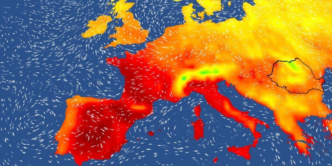 Zile de foc în Europa. Temperaturi de peste 40°C, incendii uriașe în Grecia, cod roșu în Italia și alertă în Franța