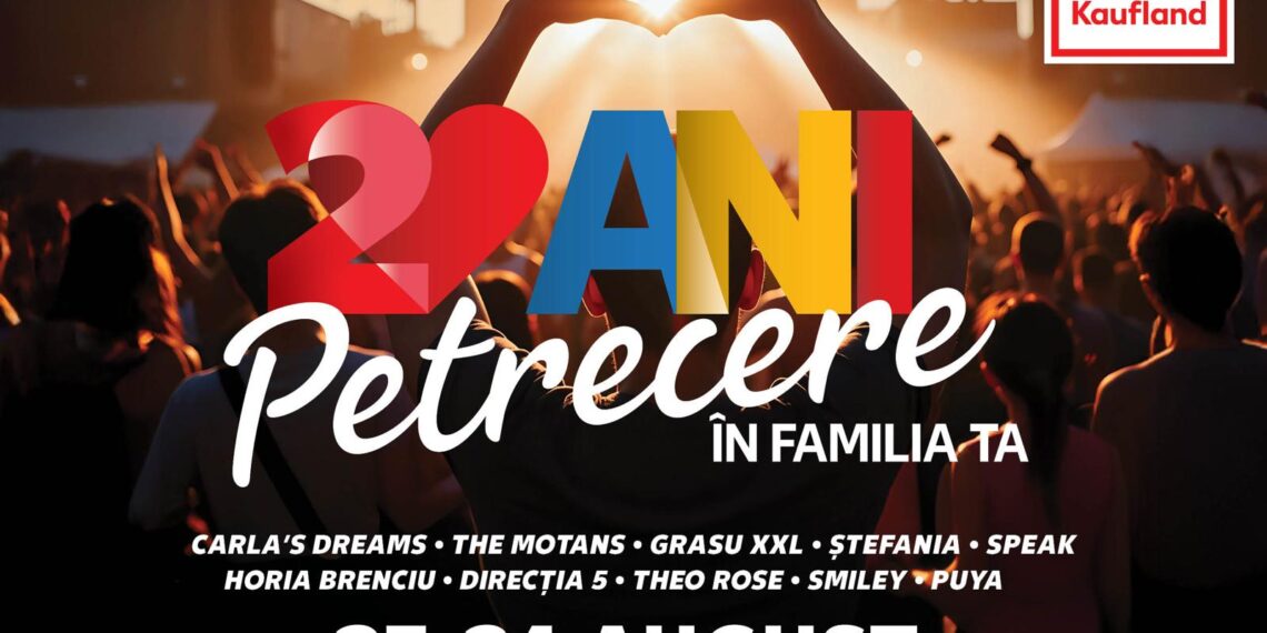 Kaufland sărbătorește 20 de ani în România: petrecere la Romexpo pentru toată familia
