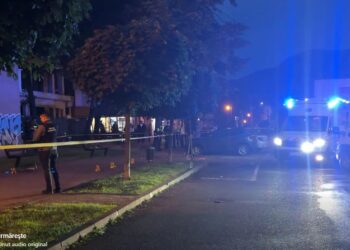 VIDEO | Un polițist din Piatra-Neamț a fost ucis pe stradă. Principalul suspect este chiar fiul său